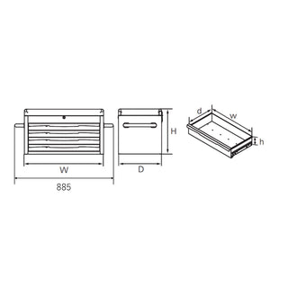 4 Drawer Tool Chests